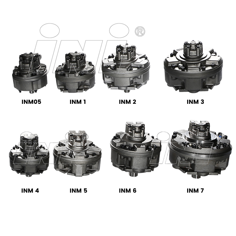 INM serie radial stempel hydraulisk motor (udskiftelig Italien GM serie motor)